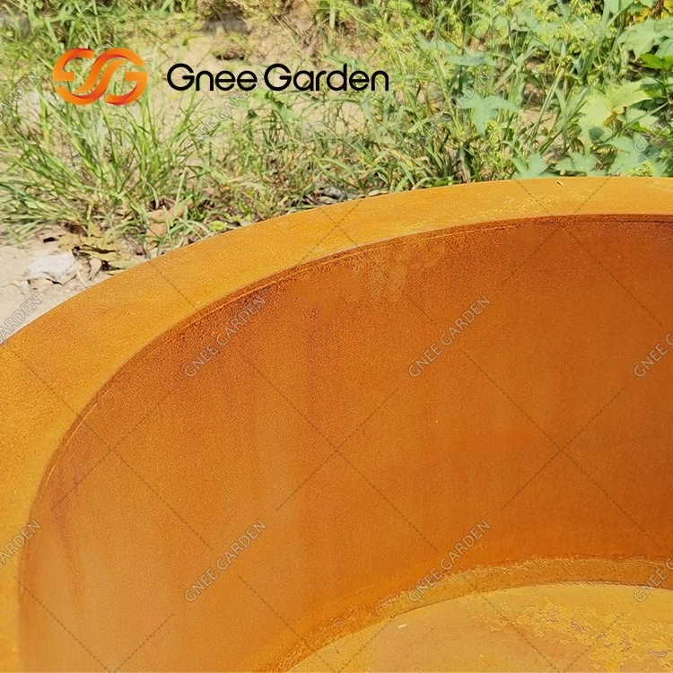 Outdoor fire bowl corten steel BBQ grill fire pit Outdoor fire bowl corten steel BBQ grill fire pit