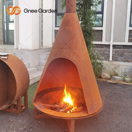 Popular corten steel metal cheminee fireplace accessories Popular corten steel metal cheminee fireplace accessories