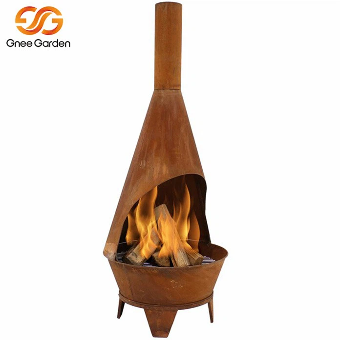 corten steel portable fireplace(1)