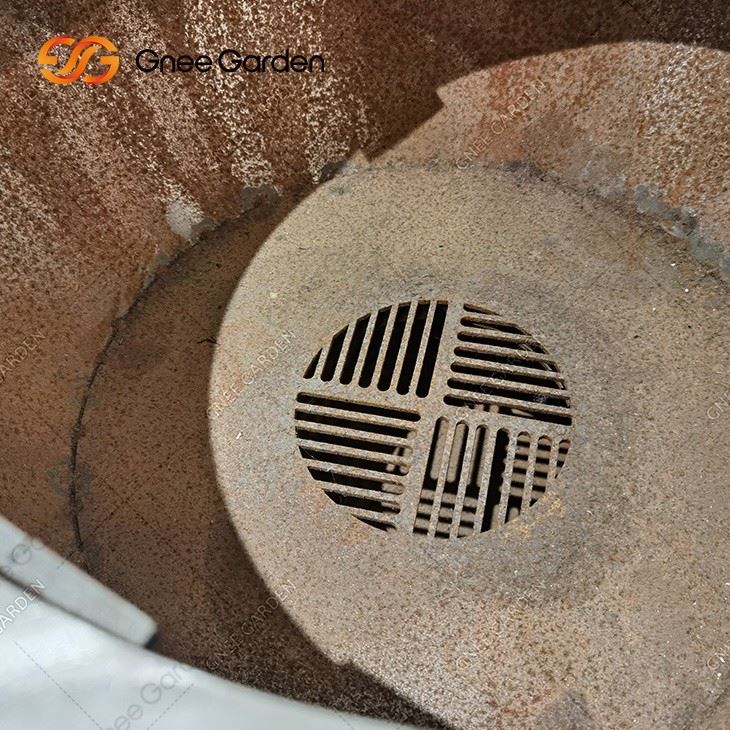 Corten Water Fire Pit Portable Corten Steel Fire Pit Bbq Grills Outdoor Rust Corten Bbq Pit