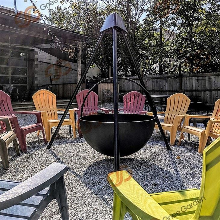 Outdoor Camping BBQ Rust Corten Steel Fireplace