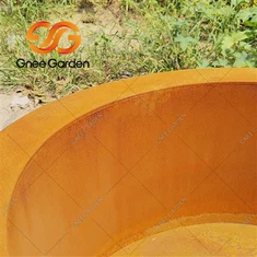 Corten Round Outdoor Fire Pit