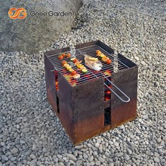Corten Steel Bbq Fire Pit Corten Steel