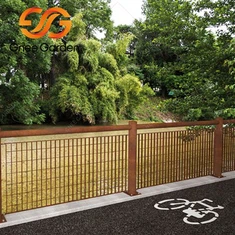 Tiang Logam Pagar Ladang Keluli Corten