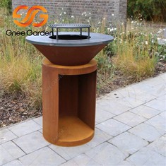 Corten Steel Grill Dan Barbeque
