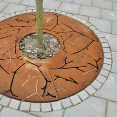 Pembekal Custom Corten Steel Tree Grate Manufacturer