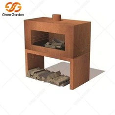 Tempat Pendiangan Tersuai Luaran Tempat Api Logam