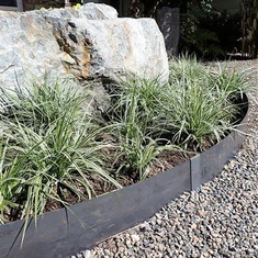 Katil Taman Corten Landskap Keluli Berkarat Tepi