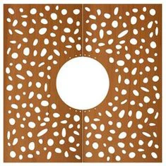 Produk Unik Corten Steel Metal Tree Pool Grate Untuk Perabot Taman