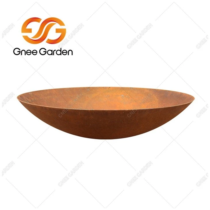 weathering steel backyard fire2