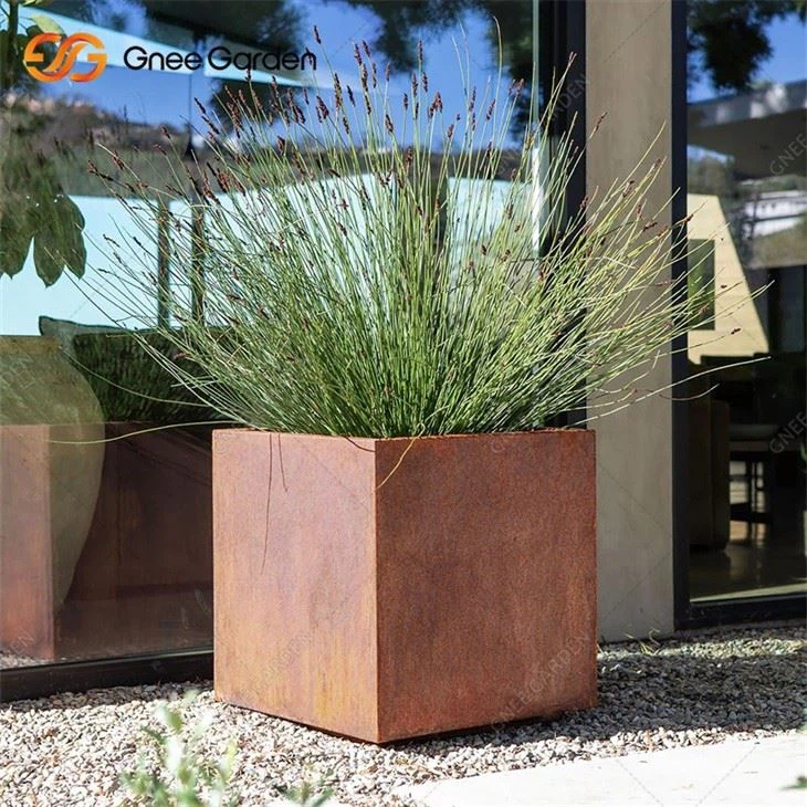 Weathering Steel Landscape Corten Steel Planter