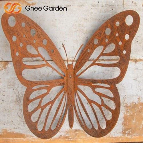 Corten Outdoor Garden Hiasan Rama -rama