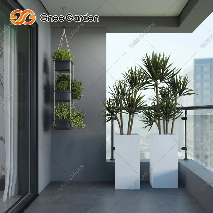 Farmhouse Galvanized Steel Planters