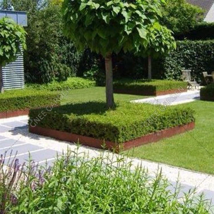 Home & Garden Metal Corten Steel Lawn Edging Garden Bed Grass Border