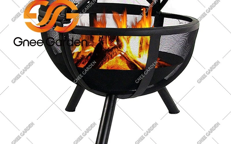 Outdoor Fire with BBQ Grill Globe Large round Pit, Outdoor Fire with BBQ Grill Globe Large round Pit,