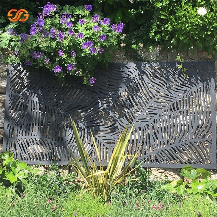Modern Corten Steel Garden Screens
