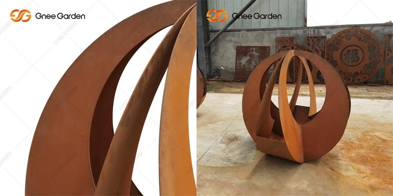 corten steel outdoor planters corten steel outdoor planters