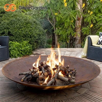 Reka Bentuk Pit Kebakaran Moden Corten Steel