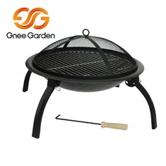 Grill BBQ Pembakaran Kayu Luaran